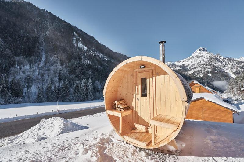 Naturparkresort Xeis Natur Apartments Johnsbach Esterno foto